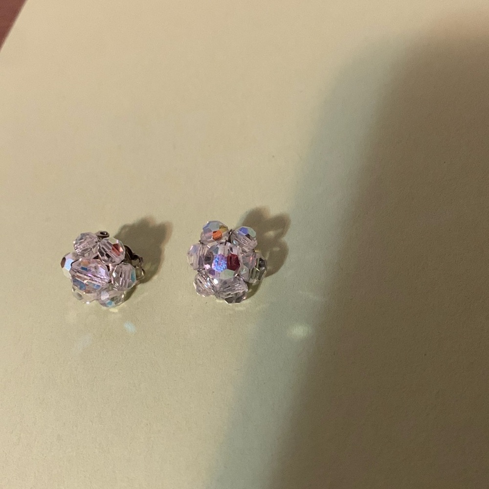 Beautiful aurora borealis earrings